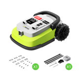 M10 Robot Mower Bundle One Reference Station Kit and One-Bag of Cutting Blades